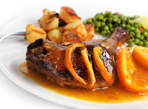 Duck with Turnips and Peas Stewed Recipe